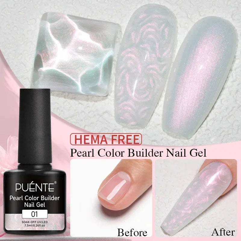 PUENTE Glitter Poly Nail Gel