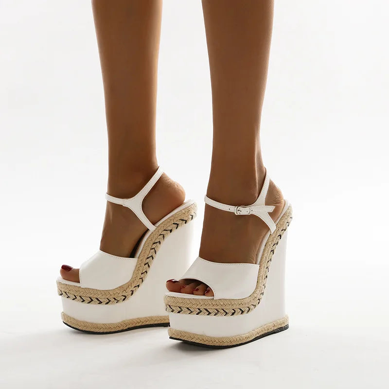 Platform Wedge Gladiator Sandals