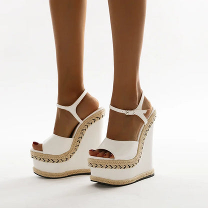 Platform Wedge Gladiator Sandals