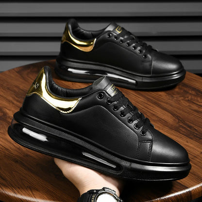 Solid Microfiber Racing Trainers