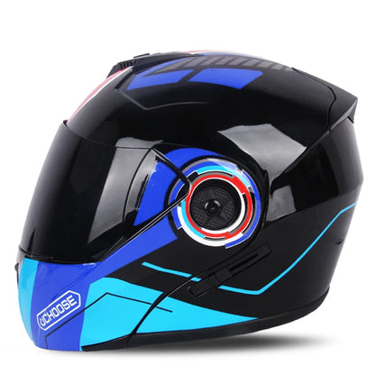 Uchoose Cross-Section Double-Lens Modular Helmet