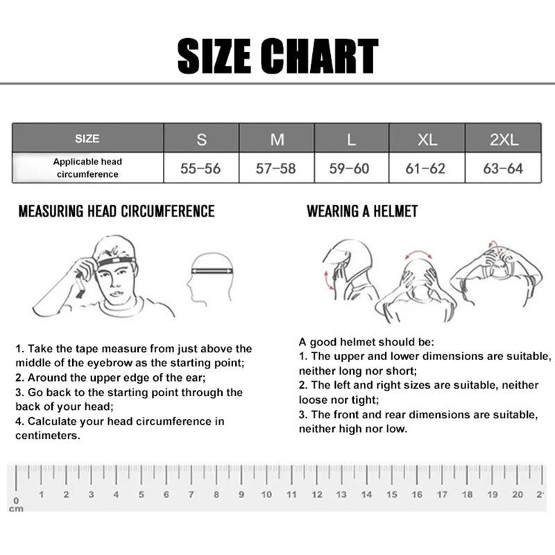Uchoose Flip-Up Full-Face Helmet