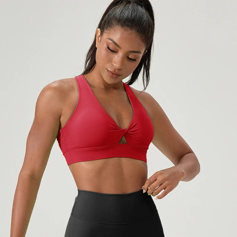 Yoga bra detachable padding quick-drying