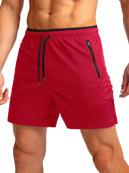 5-Inch Zippered Pocket Running Shorts