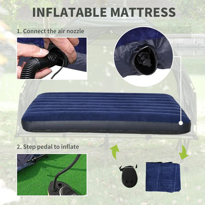 2 Person Foldable Camping Cot Tent