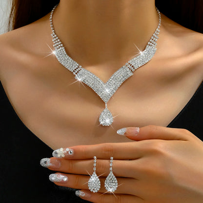 Rhinestone Jewelry Set