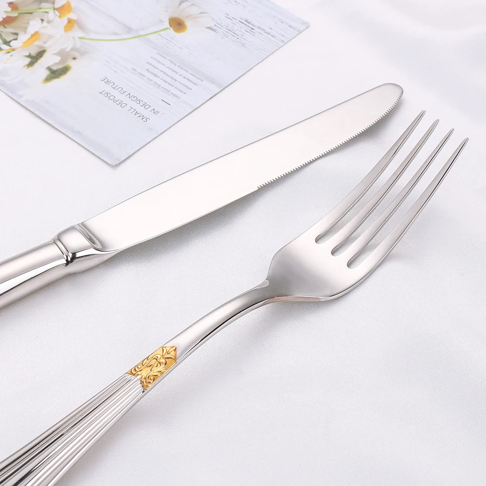 Metal Silver Cutlery Set Business Gifts