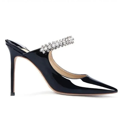 Pointed Toe Mule Heels
