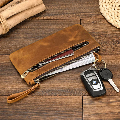 Leather Long Wallet