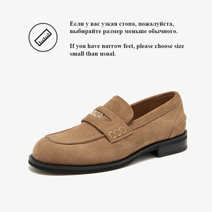 Beautoday Suede Penny Loafers