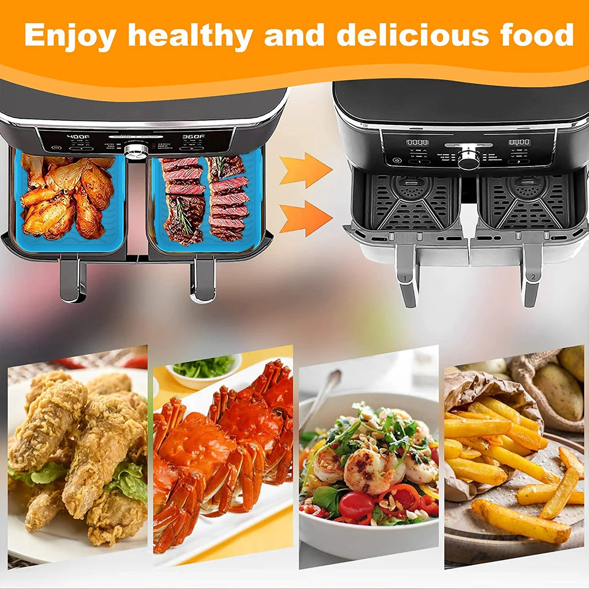 Silicone Fryer Accessories Air Pot