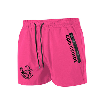 Double Zipper Pocket Training Shorts
