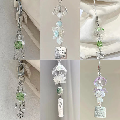 Cute Wind Chime Pendant Keyring