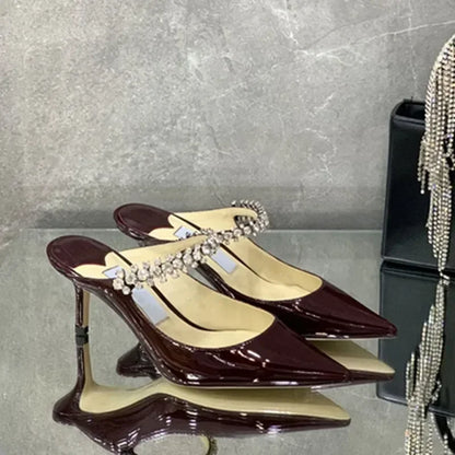 Pointed Toe Mule Heels