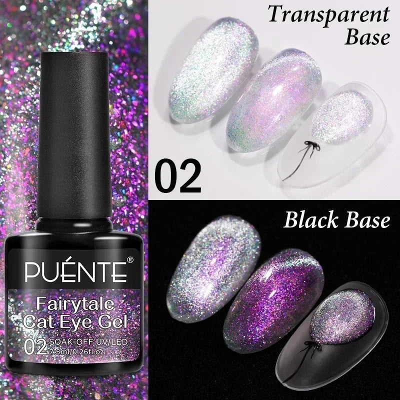 Wine Red Cat Eye Gel Polish
