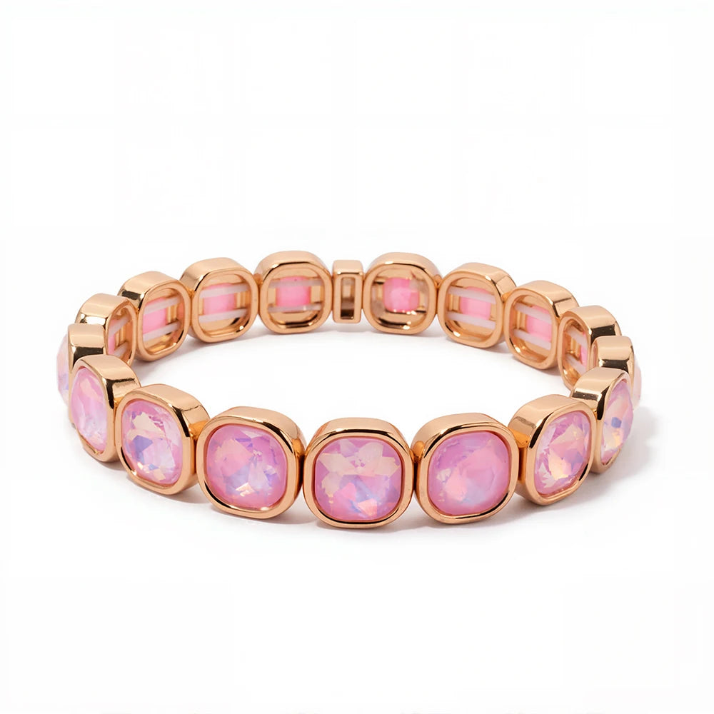 Colorful Rhinestone Beaded Bracelet