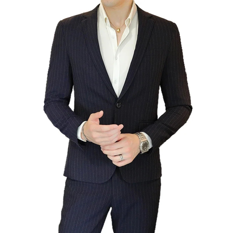 High-End Trousers British Wedding Suit