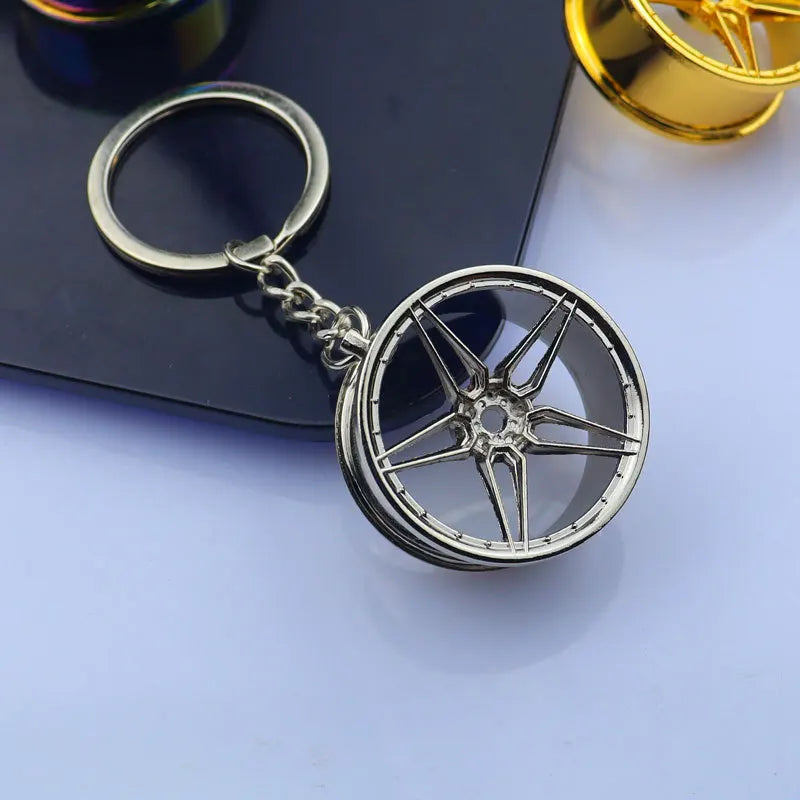 Creative Gear Head Keychain Speed