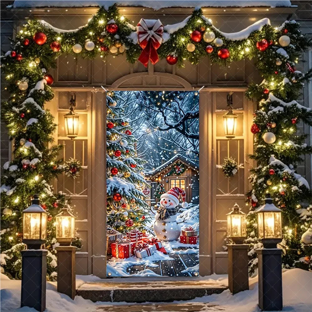 Christmas Santa Door Banner