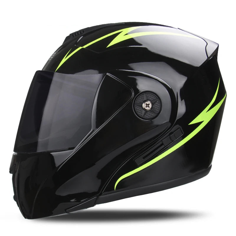 Uchoose Cross-Section Double-Lens Modular Helmet