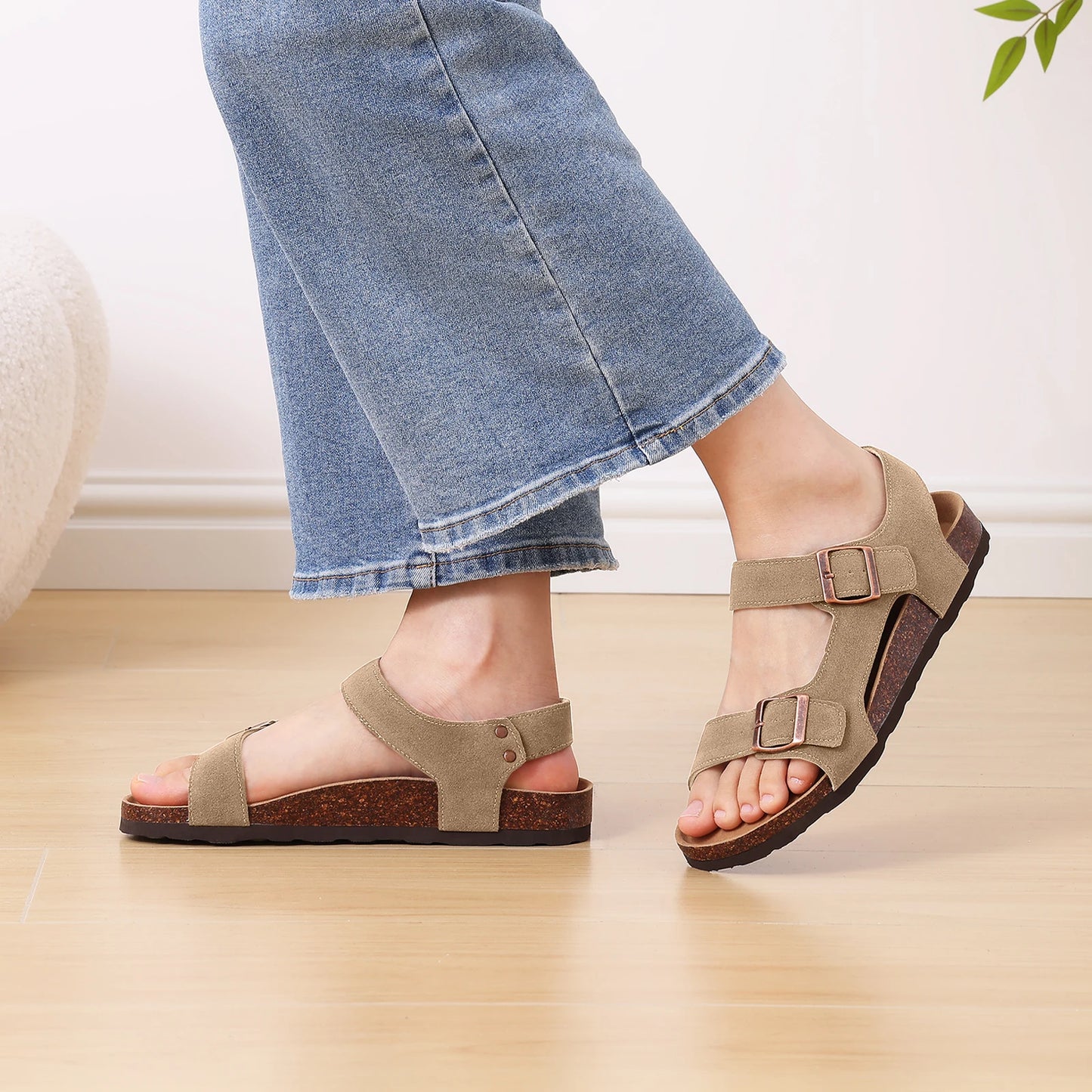Smile Leather & Suede Clogs
