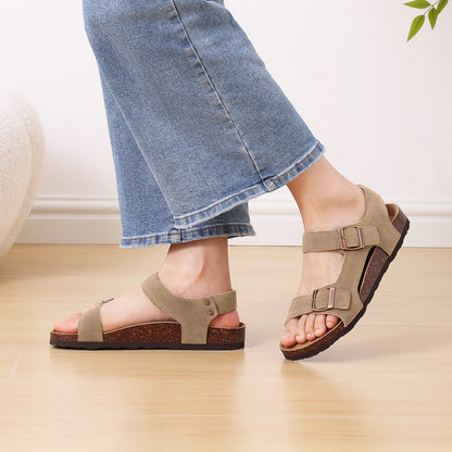 Smile Leather & Suede Clogs