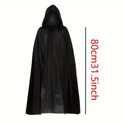 Black Grim Reaper Costume Cloak