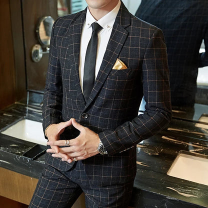Blazer Pants Business Slim Suit
