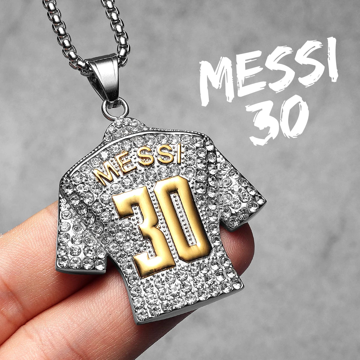 Metal Jersey Stainless Steel Pendant Party