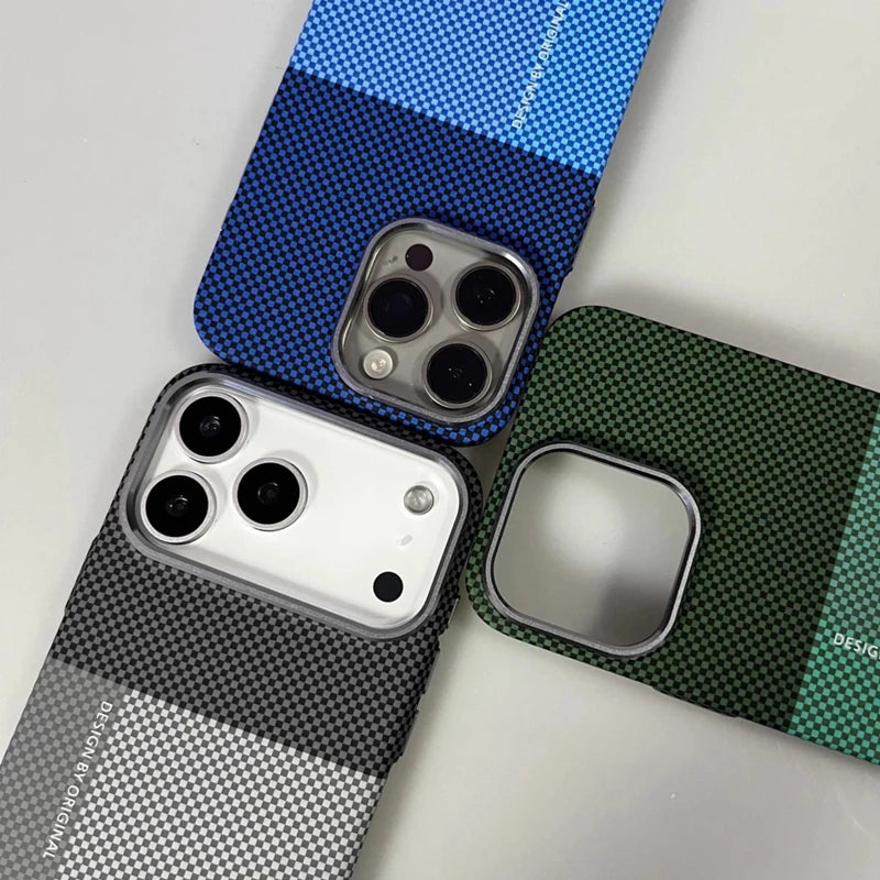 Pixel Grid Magnetic Case for iPhone 17 Pro Max | 17 Pro | 16 Pro Max | 16 Pro | 15 Pro Max | 15 Pro | 14 Pro Max | 14 Pro