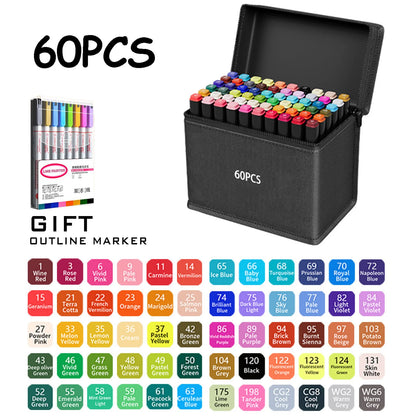 Double Tip Permanent Art Markers