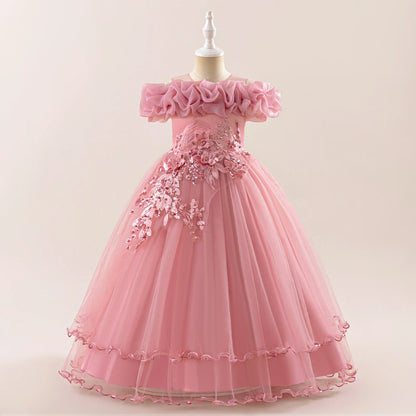 Princess Floral Pink Dress