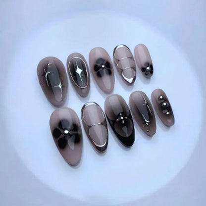 Y2K Cat Eye Press-On Nails
