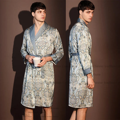 Satin Kimono Sleepwear Robe