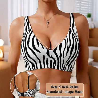 Wire-Free Seamless Push-Up Bra