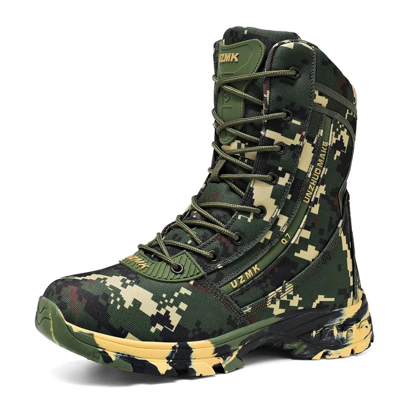 Camouflage Waterproof Trekking Boots