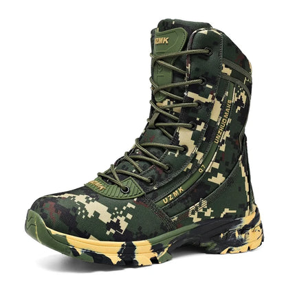 Camouflage Waterproof Trekking Boots