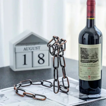 Iron Chain Wine Holder