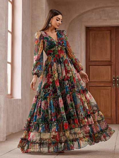 Printed Maxi Dress