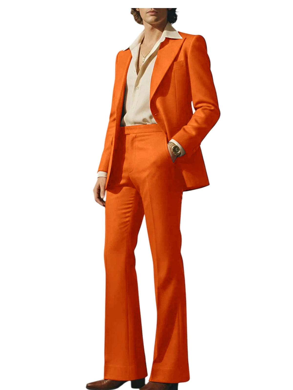 Slim Fit Peak Lapel Suit
