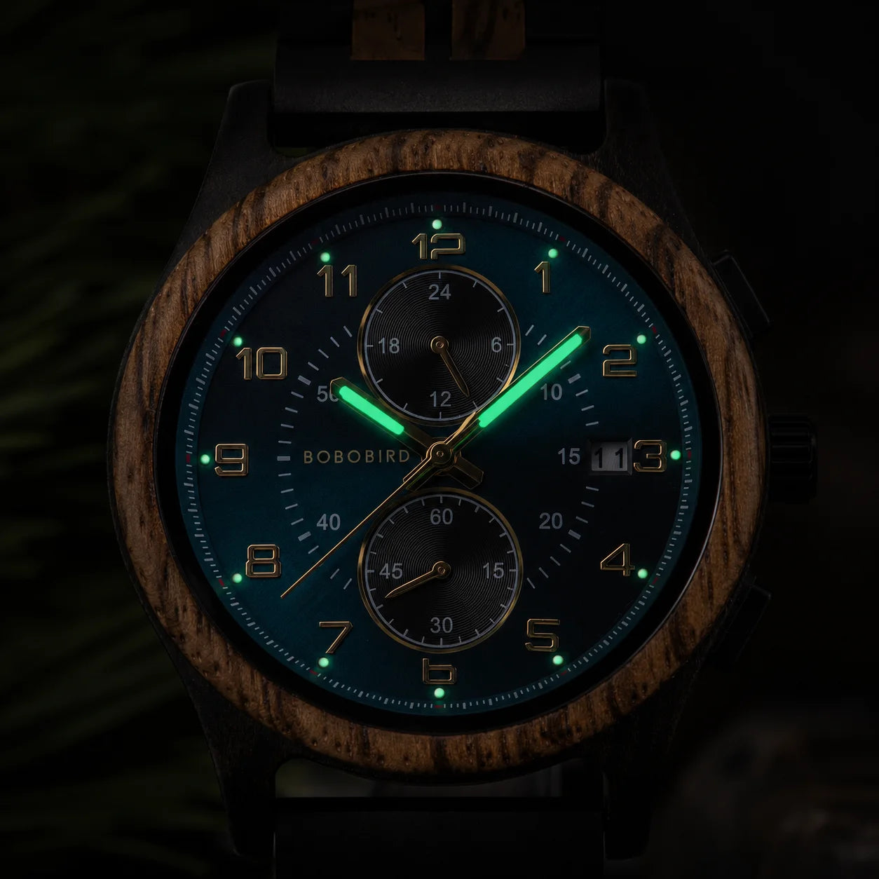 Bobobird Wooden Chronograph Watch