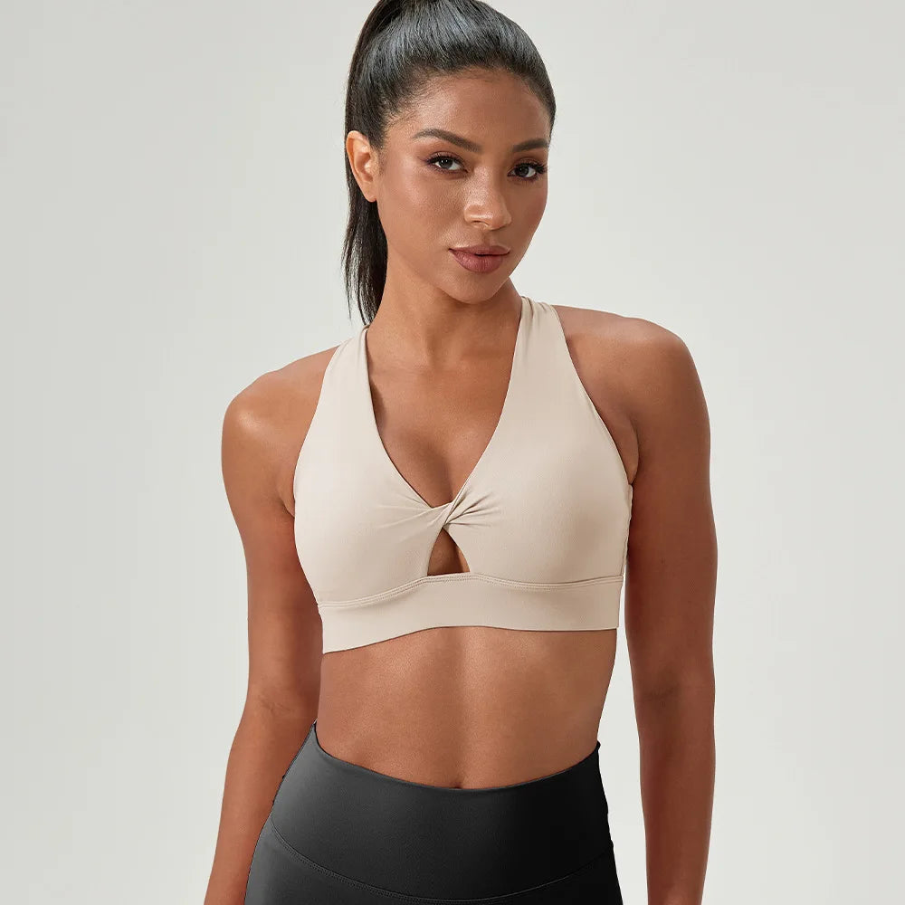 Yoga bra detachable padding quick-drying