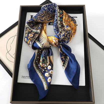Scarf 70 70Cm Silk Square