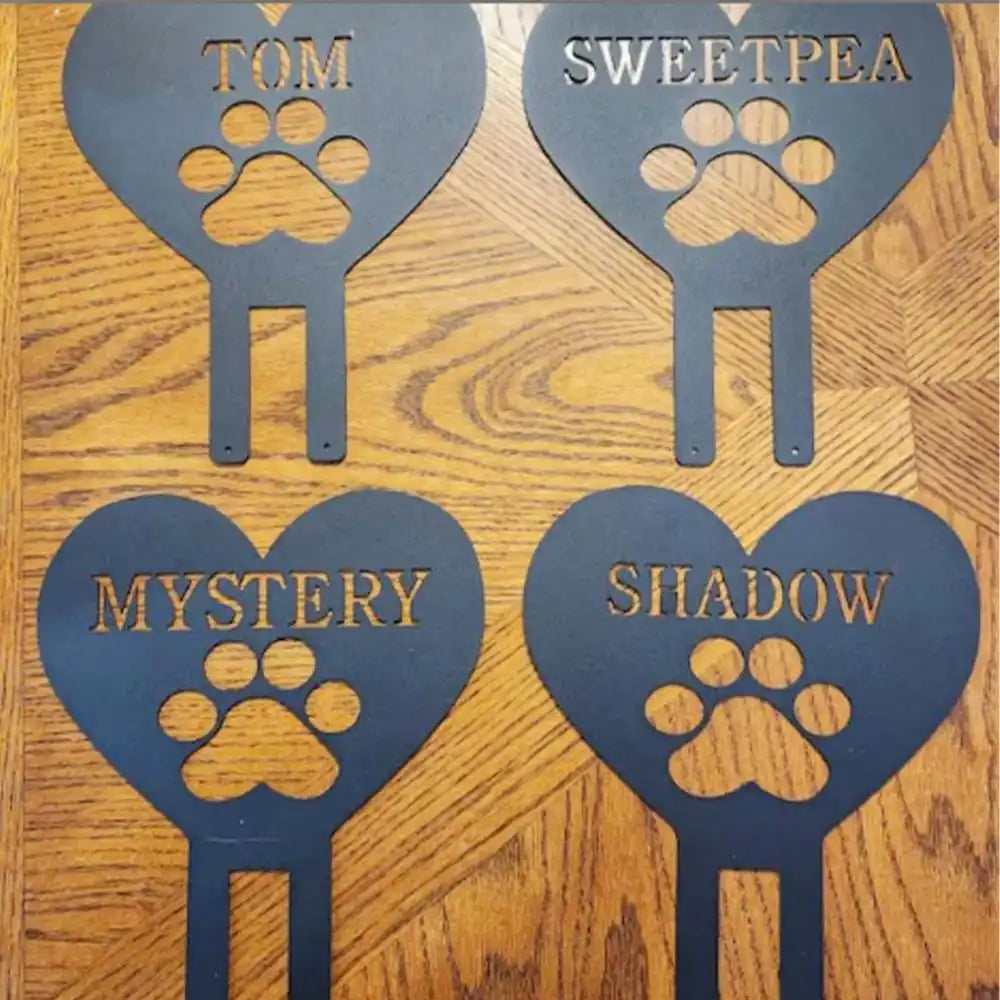 Personalized Metal Pet Garden Stake