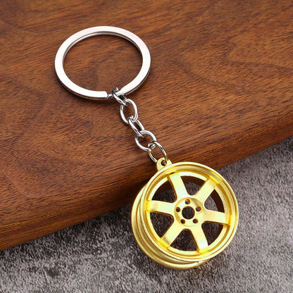 Creative Gear Head Keychain Speed