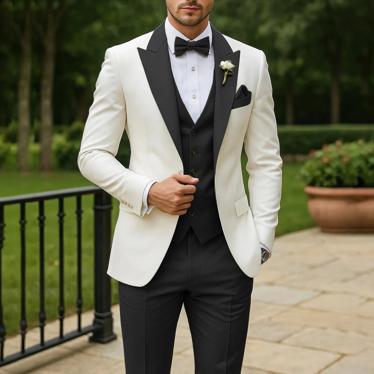 Formal Groom Groomsman Wedding Suit
