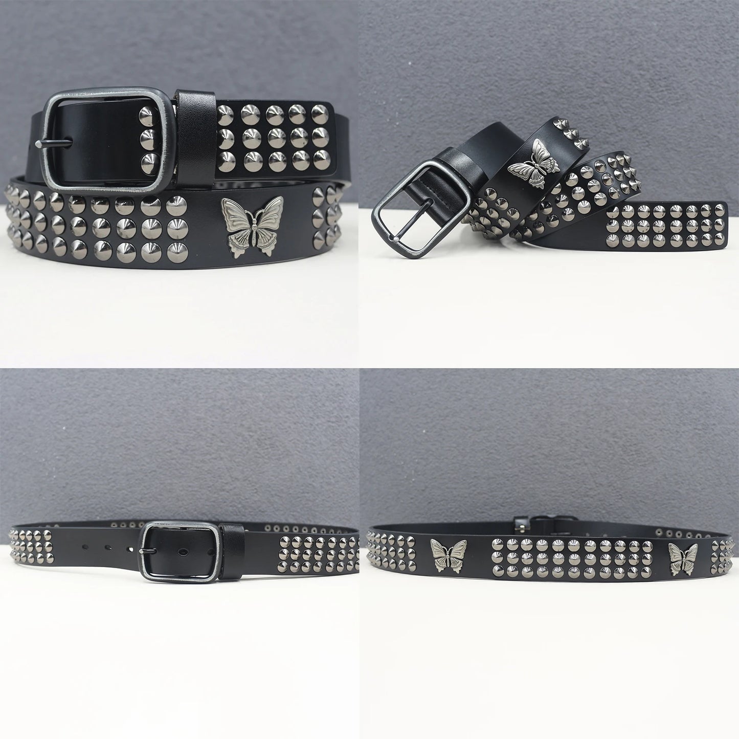 Heavy duty leather belt