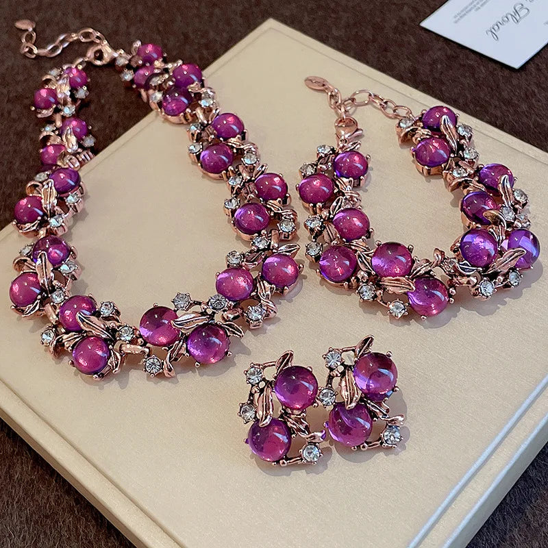 Rhinestone Jewelry Set