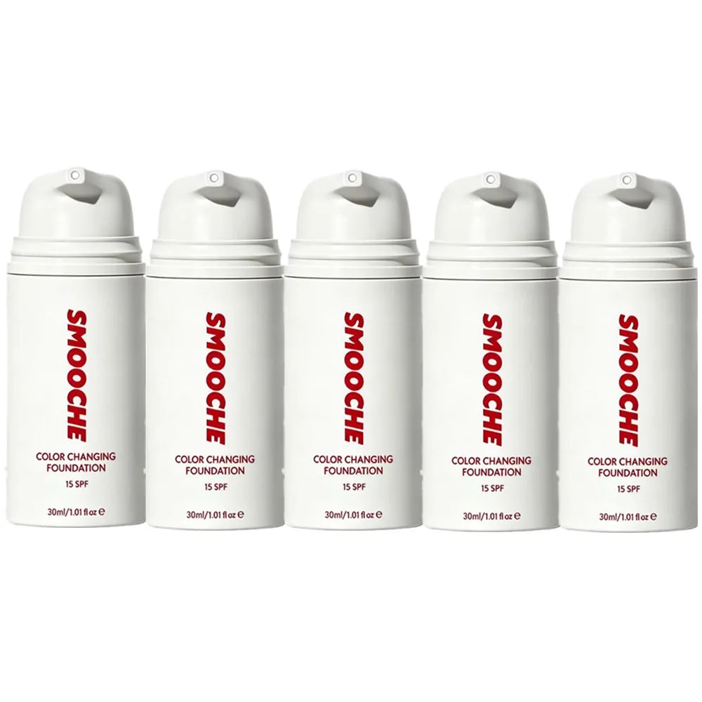 30ml SMOOCHE Color Changing Foundation - Self-Adjusting Shade