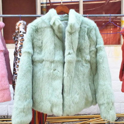 Rabbit Fur Bolero Jacket